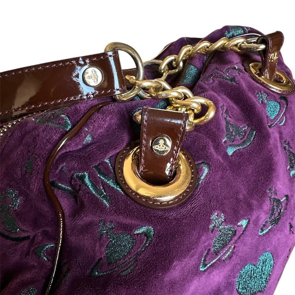 Vivienne Westwood Purple Bowling Bag - Picture 6 of 14